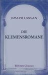 Die Klemensromane. Ihre Entstehung und ihre Tendenzen