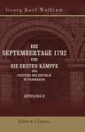 Die Septembertage 1792 und die ersten Kämpfe der Parteien der Republik in Frankreich. Abteilung 2