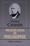 Premiers essais de philosophie