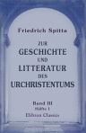 Zur Geschichte und Litteratur des Urchristentums. Band 3, Hälfte 1. Untersuchungen über den Brief des Paulus an die Römer