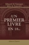 Un premier livre. En 18..