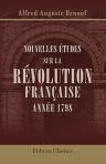 Nouvelles études sur la révolution française. Année 1798. Révolution helvétique. Italie. Égypte