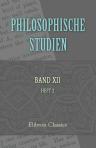 Philosophische Studien. Herausgegeben von Wilhelm Wundt. Band 12. Heft 2