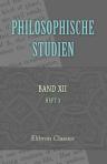 Philosophische Studien. Herausgegeben von Wilhelm Wundt. Band 12. Heft 3