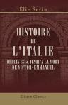 Histoire de l'Italie depuis 1815, jusqu'à la mort de Victor-Emmanuel