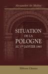 Situation de la Pologne au 1-er Janvier 1865