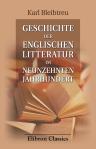 Geschichte der englischen Litteratur im neunzehnten Jahrhundert