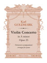 Violin Concerto in A minor, op. 25. Orchestral accompaniment arranged for piano
