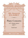 Piano Concerto in F-sharp minor,op. 1. Full Score