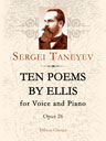 Ten Poems by Ellis for Voice and Piano, op. 26