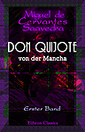 Cervantes' Don Quijote von der Mancha. Erster Band