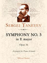 Symphony No. 3 in E major, op. 36. Arranged for Piano 4-hands
