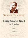 String Quartet No. 2 in C major, op. 5. Full Score