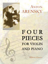 Four Pieces for Violin and Piano. Edited by G. Douloff