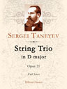 String Trio in D major, op. 21. Full Score