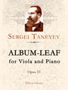 Album-Leaf for Viola and Piano, op. 33