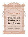 Symphonic Variations for Piano. Orchestral accompaniment arranged for a second piano