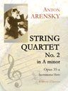 String Quartet No. 2 in A minor, op. 35-a. Instrumental Parts
