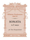 Sonata in F major for Two Harpsichords