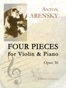 Four Pieces for Violin & Piano, op. 30