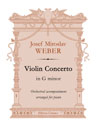 Violin Concerto in G minor. Orchestral accompaniment arranged for piano
