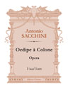 Oedipe à Colone. Opera. Vocal Score. Text in French