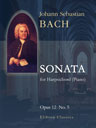 Sonata for Harpsichord (Piano), op. 12 no. 5. Edited by A. Méreaux