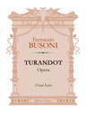 Turandot. Opera. Vocal Score. Text in German
