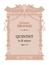 Quintet in B minor, op. 115. Arranged for Piano 4-hands by Paul Klengel