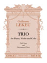 Trio for Piano, Violin and Cello. Full Score and Instrumental Parts