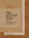 The Second Mass, op. 29. For 4 men's voices. Vocal Score