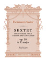 Sextet for 2 violins, viola, 2 cellos and contrabass, op. 18 in C major. Full Score