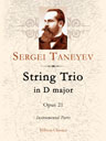 String Trio in D major, op. 21. Instrumental Parts
