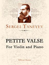 Petite Valse. For Violin and Piano