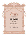 Elegie (Roma), op. 37, No. 2. For Viola and Piano