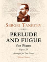 Prelude and Fugue for Piano, op. 29. Arranged for Two Pianos