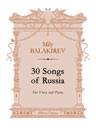 30 Songs of Russia for Voice and Piano