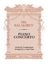 Piano Concerto. Orchestral Accompaniment Arranged for a Second Piano