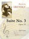 Suite No. 3 (Variations), op. 33. Full Score