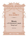 Music to W. Shakespeare's tragedy "King Lear". Full Score
