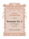 Serenade No. 2 in F major, op. 63. For String Orchestra. Full Score and Parts