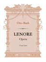 Lenore. Opera. Vocal Score. Text in German