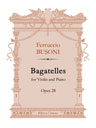 Bagatelles for Violin and Piano, op. 28