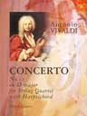 Concerto No.11 in D major for String Quartet with Harpsichord. Full Score