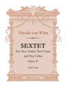 Sextet for Two Violins, Two Violas and Two Cellos, op.27. Full Score