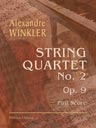 String Quartet No. 2, op. 9. Full Score
