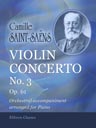 Violin Concerto No. 3, op. 61. Orchestral accompaniment arranged for Piano