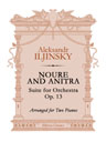 Noure and Anitra. Suite for Orchestra, op. 13. Arranged for Two Pianos