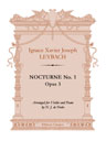 Nocturne No. 1, op. 3. Arranged for Violin and Piano by N. J. de Frohe