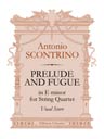 Prelude and Fugue for String Quartet in E minor. Full Score